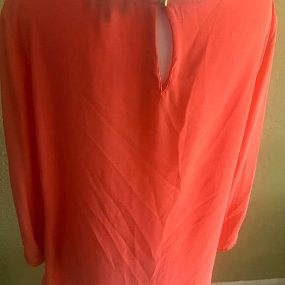 Vibrant Orange Blouse - Picture 2 of 4